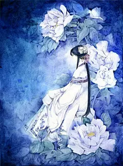 古风。藍