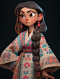 20230420_03 Stylized Tibetan girl