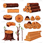 柴火,伐木搬运业,材料,厚木板,环境,木材,锯木厂,建筑业,圆木,布置