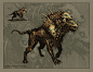 This may contain: an image of some weird looking animals with big blue eyes on their face and legs