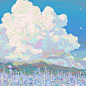 花天云海_画画的陶然__插画师作品_涂鸦王国gracg.com