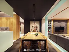 ZARYSY . 新作 | 143㎡ @室内设计DSNGlobal 室内 场景 设计 家居 软装 陈设 样板 平面 布局 灵感 家具 风格 装修 效果 手绘 搭配 配色 别墅 北欧 新中式 新古典 田园 美式 宜家 极有家 现代 简约 日 muji 极简 小户型 榻榻米 住宅 公寓 LOFT 酒店 前台 售楼处 玄关 走廊 茶几 飘窗 厨房 餐厅 吧台 桌椅 多功能室 次卧 卫生间 洗手台 卧室 主卧 床头 衣帽间 儿童房 窗帘 椅 台灯 书房 墙纸 灯饰 吊灯 挂画 玄关 阳台 茶室 客厅 电视 背景墙