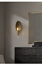 创意艺术设计师全铜壁灯后现代轻奢软装北欧客厅卧室装饰背景墙灯-淘宝网