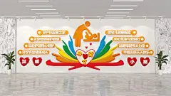 妇幼母婴室文化墙创意设计图片