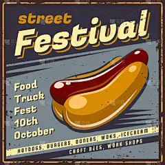 快餐,商业广告标志,热,菜单,仅男人,边框,仅一个男人,复古风格,肮脏的,三明治