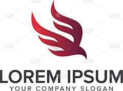 模板,鸟类,品牌名称,概念,抽象,信函,小的,设计,剪影