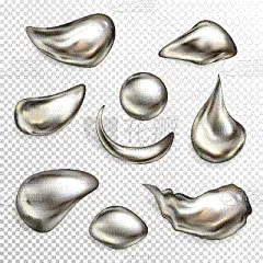 金属,水滴,银,球体,铬合金,塑胶,模板,肮脏的,涂料,写实