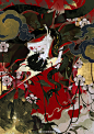 #阴阳师百闻牌# 图片，画师：月刺啾啾，原图地址：https://m.weibo.cn/6977826776/4583487228618555
