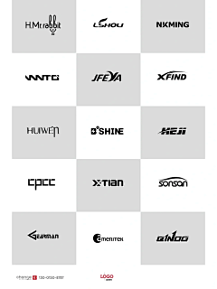会奔跑的冬瓜采集到LOGO-多字母