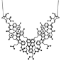 女极客的化学分子项链