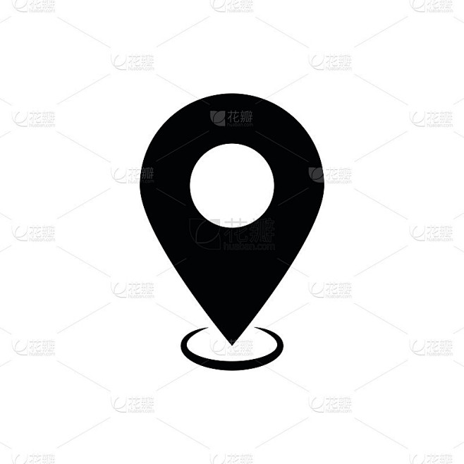 Pin定位图标标志矢量标志模板