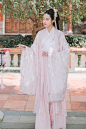 云香霓裳原创汉服女寒梅引广袖大袖衫交领齐腰襦裙一片式日常夏款-淘宝网