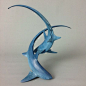#Bronze #sculpture by #sculptor Nicolas Pain titled: 'Thresher Sharks'. #NicolasPain
