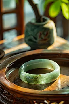 玉石手镯鉴赏商业饰品摄影