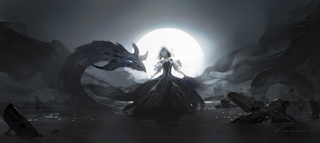 #插画 【板绘】游戏王·“封锁世界的冥神...