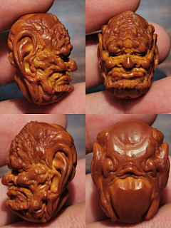 遥望苍穹采集到核雕