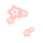 粉色剪纸樱花花瓣