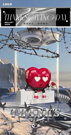 酒吧夜店感恩节海报