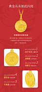 周大生黄金吊坠女5G足金虎年生肖项链我不是胖虎IP联名款喊妈小虎-tmall.com天猫