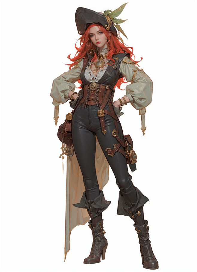 Female Pirate Captai...