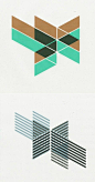 Nice work by designer Jelle Martens. I really love this set of geometric shapes mixed in with some great colors.