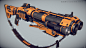Dual Barrel Shotgun (NON-PBR), OccultArt _ : OLD 2012 NON-PBR SHotgun. 180 Unique Objects. 29000 Tris. 2X 4K Maps. Painted in Photoshop rendered with Marmoset 1.
