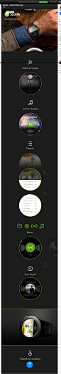 Spotify - Android Wear App on Behance