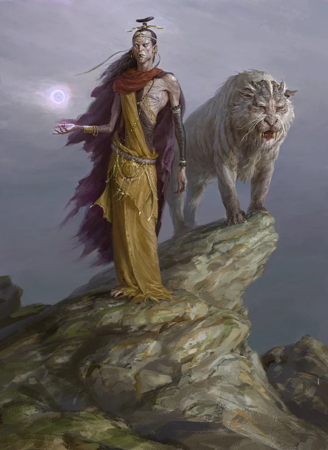 王魔，“九龙岛四圣之一”位列首位，乃截教门人，本九龙岛练气士，与杨森、高友乾、李兴霸合称“九龙岛四圣”。王魔戴一字巾，穿水合服，面如满月，坐骑狴犴兽，兵器为宝剑。闻仲太师讨伐西岐，到九龙岛请四圣出山，援救青龙关的总兵张桂芳。王、杨、高、李四道大败姜子牙。王魔追赶逃亡的姜子牙望北海而去，在五龙山下被玉虚十二仙之一文殊广法天尊、金吒师徒用遁龙桩遁住斩杀。王魔死后在封神榜上与杨森、高友乾、李兴霸三位同门被封为“灵霄宝殿四圣大元帅”之神位。