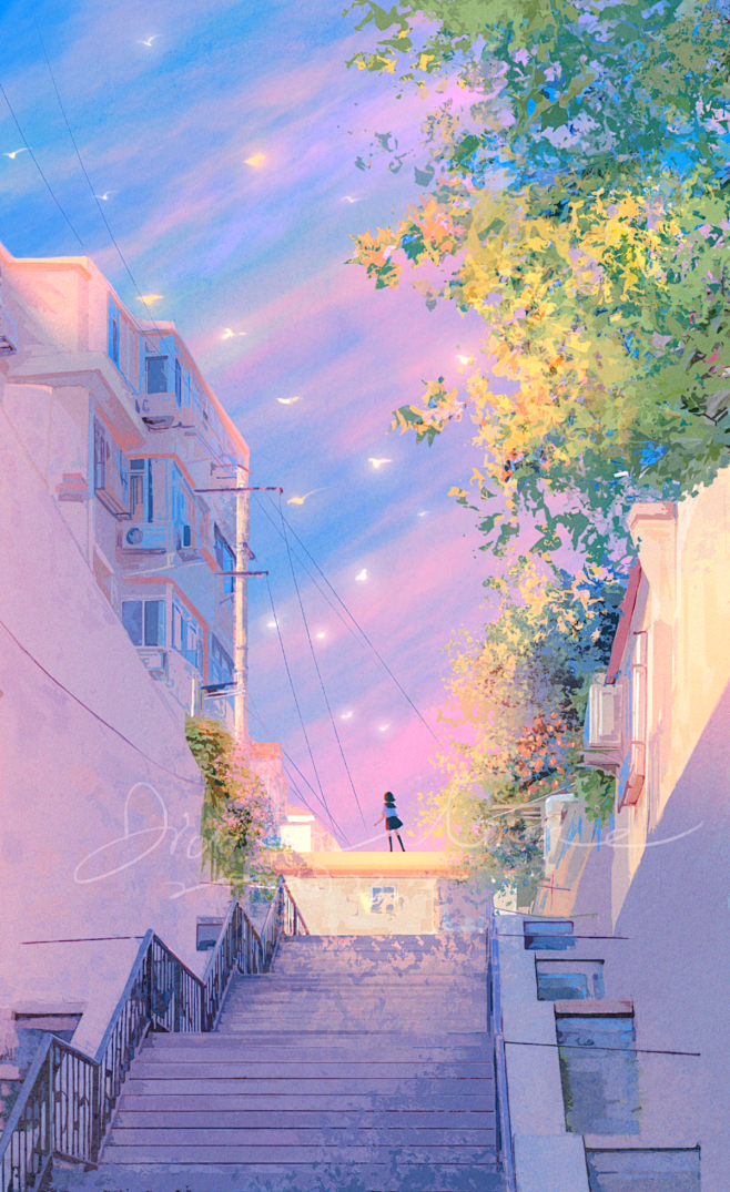 等风来_王点点__插画师作品_涂鸦王国g...