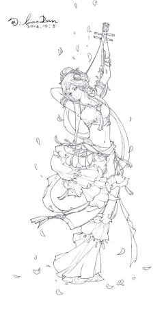 MarkKent采集到线描画