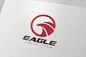 Ad: Eagle by Vectorwins Premium Shop on @creativemarket. Logo Template Features --- - Adobe Photoshop Files - 100% Scalable Vector Files - Everything is editable - Everything is resizable - Easy to #creativemarket