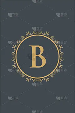 华丽的,华贵,品牌名称,信函,直的,婚礼,模板,古董