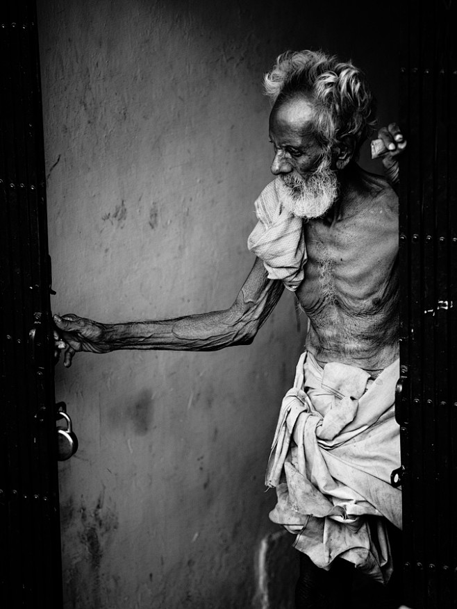 An old man by Tashi ...
