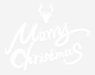 MerryChristmas个性化字体免抠素材_元小素 https://iipng.com Christmas Merry 个性化字体 圣诞节 白色字体 艺术字 麋鹿