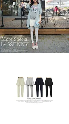 A casual look at the daily items easily coordinate with skirt leggings available. It will coordinate with any outfit skirt leggings passable [SSUNNY]  Bottom 18 757 - Melo skLeggings ver.2 leggings : Flared skirt leggings, H-line skirt leggings, leggings 