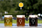 Cre8tive Pixels设计的Shifa蜂蜜品牌包装