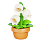 Lily of the Valley  3D Icon