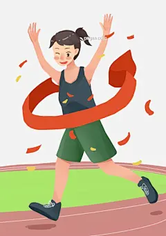 跑步健身的小女孩图片大小2480x3508px 图片尺寸946.52 KB 来自PNG搜索网 pngss.com 免费免扣png素材下载！红色的丝带#健身的小女孩#卡通人物#卡通手绘#跑步健身#漂亮的小女孩#运动健身人物插画#