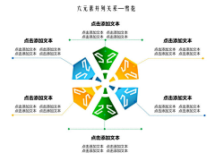 Forliving采集到PPT并列关系6项内容页