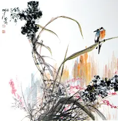 津派著名书画家赵树海画作欣赏