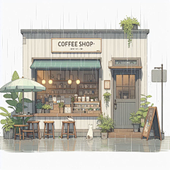 景酱采集到C-场景-外铺/店铺里