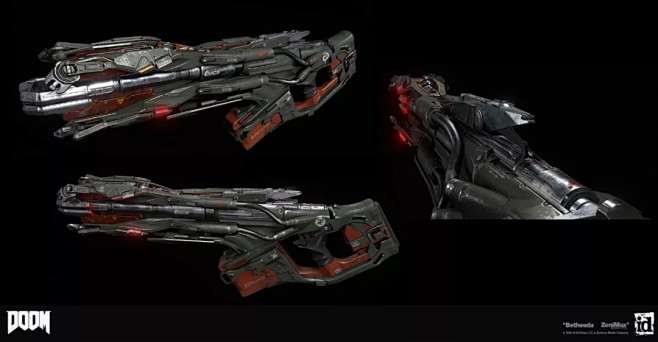 游戏《DOOM》中由Gregor Kopka创建模型