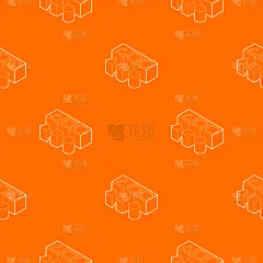 形状,式样,玩具,橙色,儿童,婴儿,几何形状,轮廓,砖,木制