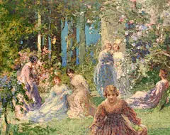英国维多利亚时期画家Thomas Edwin Mostyn笔下的女性。