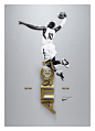 Nike / The Art Of Attack : For Nike Basketball / Branddesign Global.Vector type delivered by HORT.