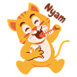 Eat sticker