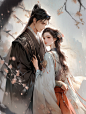midjourney_brewerbenjamin_Two_handsome_and_handsome_ancient_Chinese_Hanfu__dbdefc14-acec-48a8-bf23-fd6bcf819d51_2
