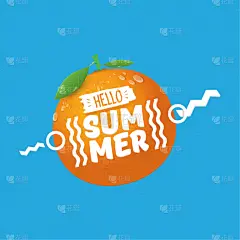 传单,模板,你好,夏天,标签,饮料,清新,果汁,现代,设计