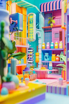 3D电商展示场景创意设计