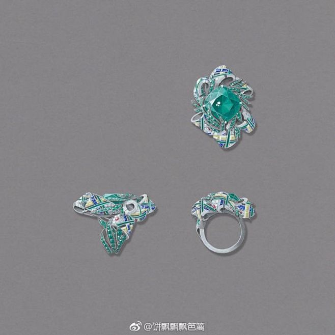 法国传统珠宝手绘 Chaumet巴黎尚...